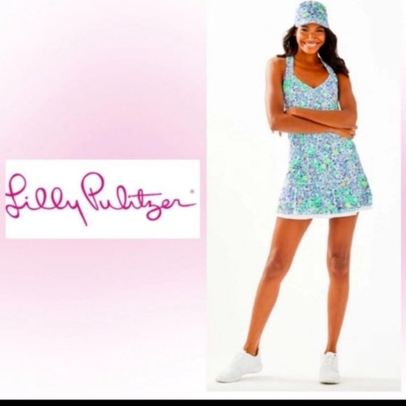 Lilly Pulitzer Tennis Dress/shorts L - Picture 3 of 10